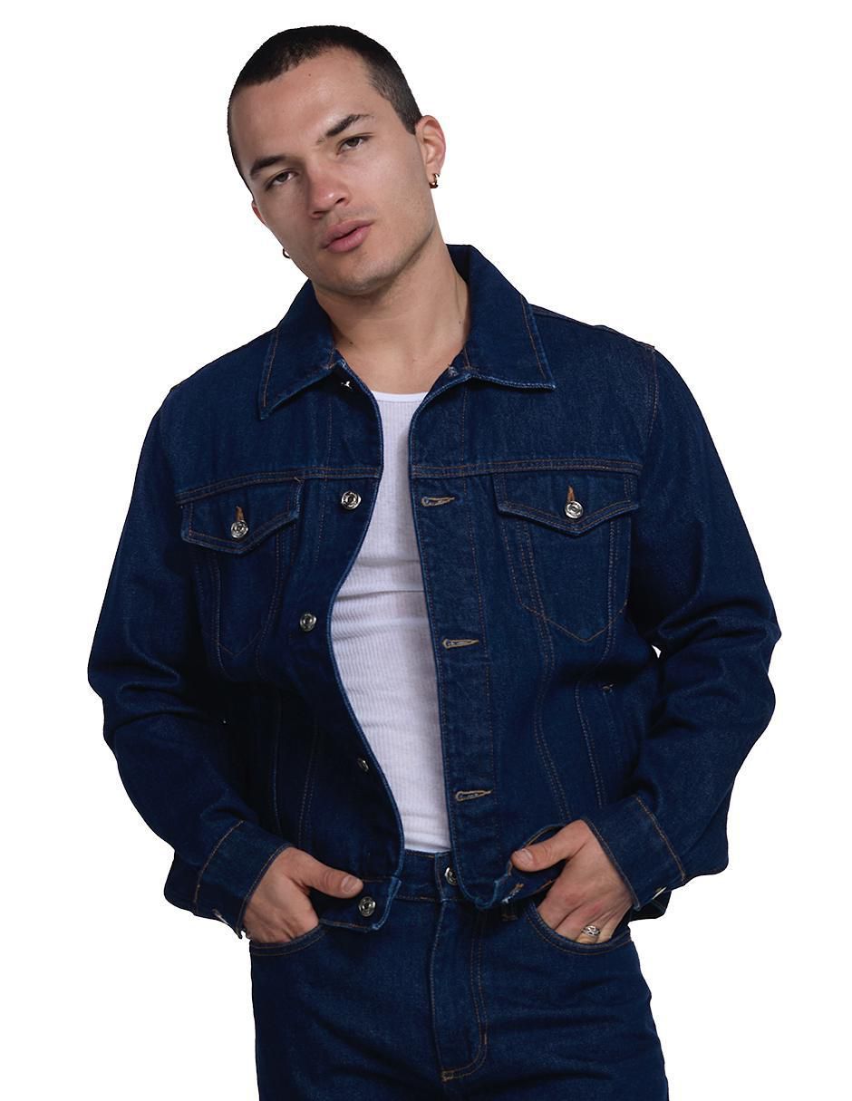 Chamarra Denim Vaquera de Mezclilla para hombre