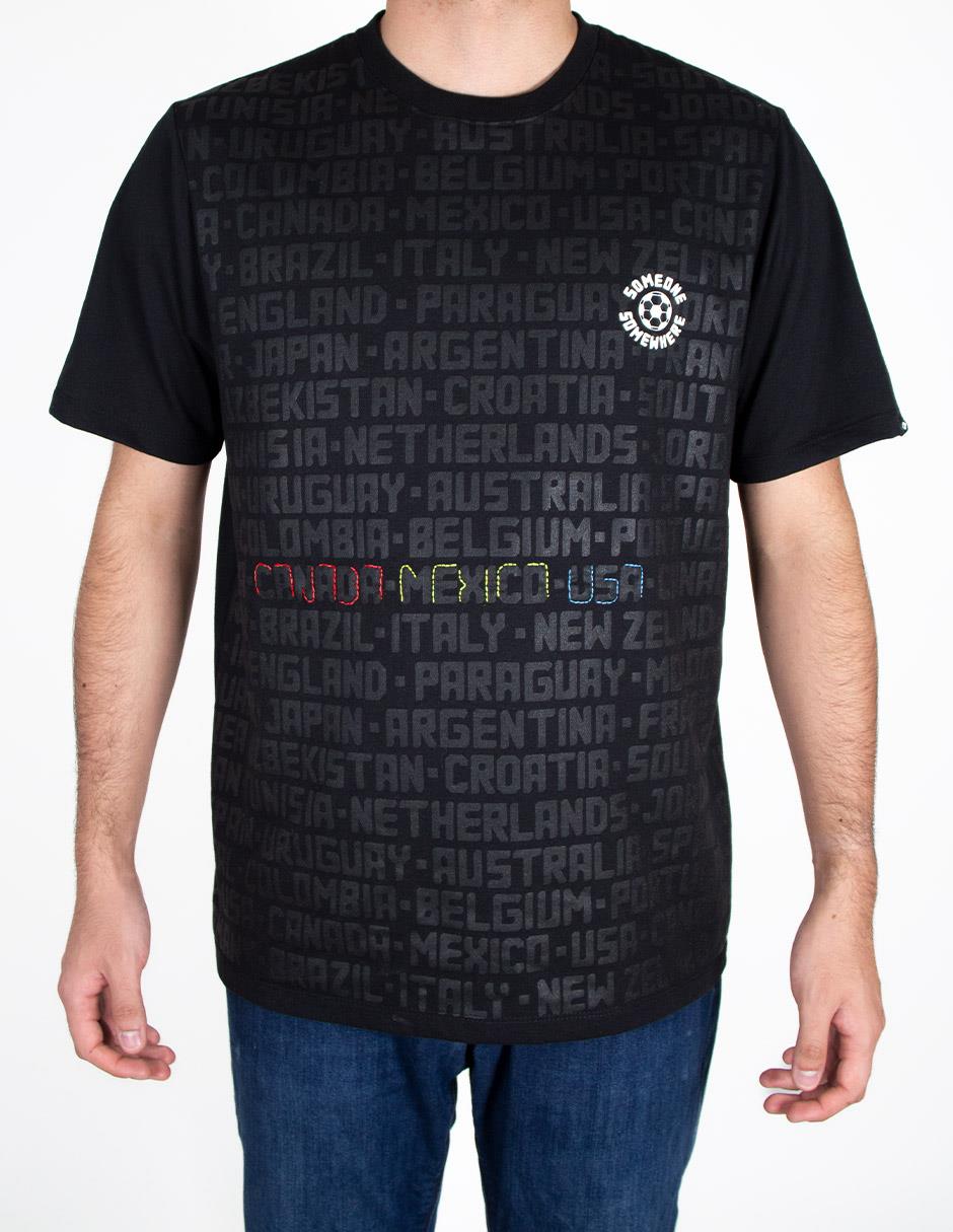 Playera Global Soccer Fest cuello redondo para hombre