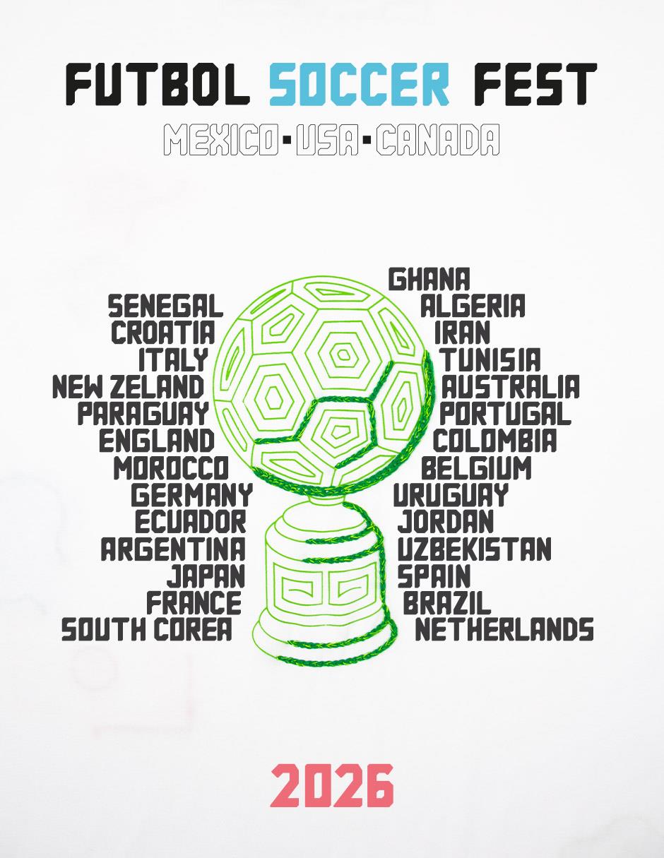 Playera Global Soccer Fest cuello redondo para hombre 4