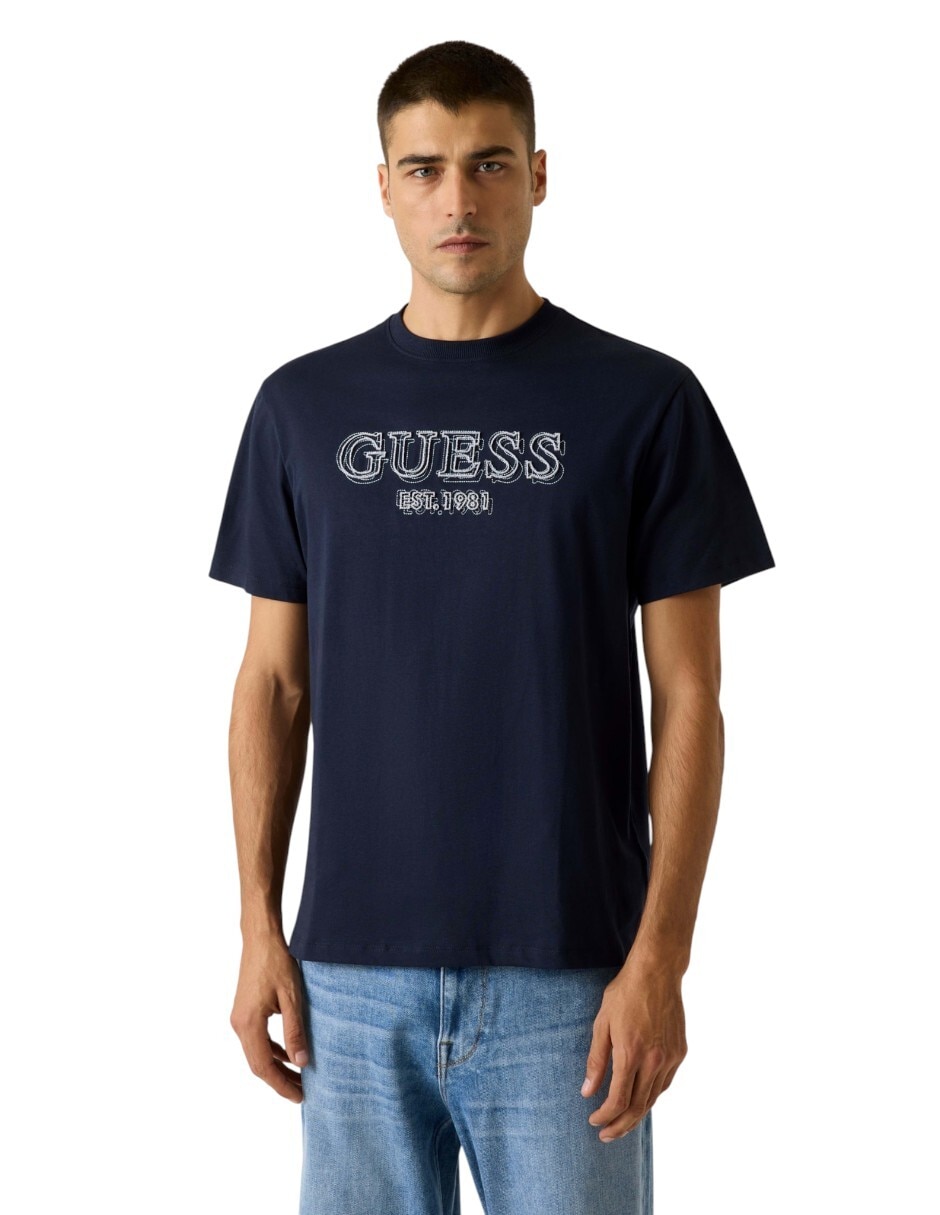 Playera cuello redondo para hombre