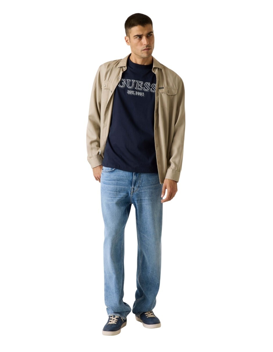 Playera cuello redondo para hombre 2