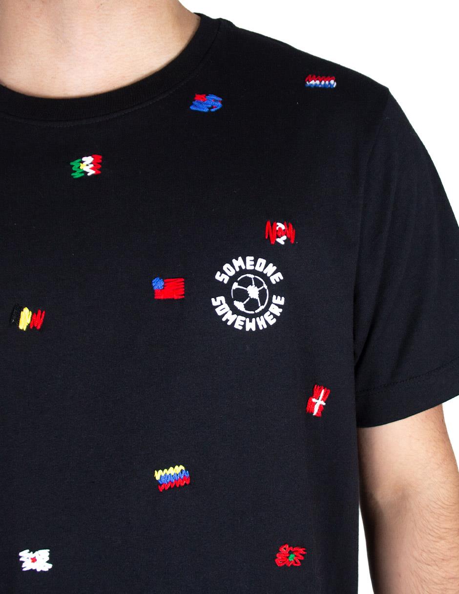 Playera Conffetti Mundial cuello redondo para hombre 2