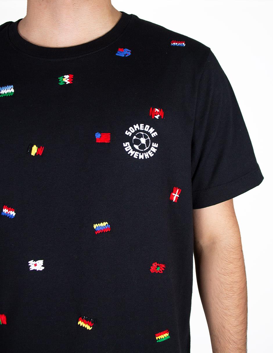 Playera Conffetti Mundial cuello redondo para hombre 3
