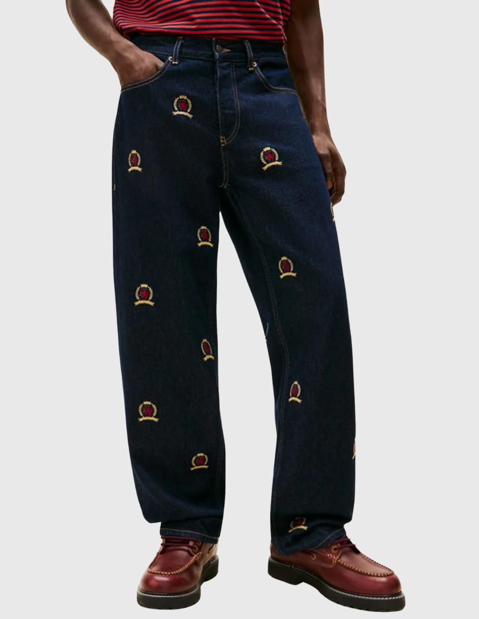 Jeans relaxed straight para hombre