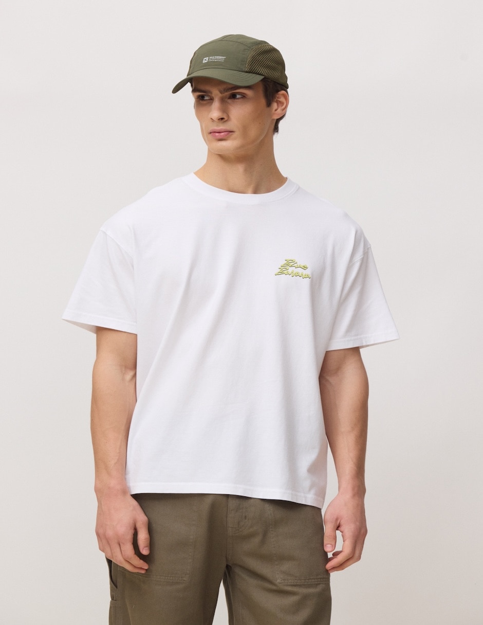 Playera cuello redondo para hombre