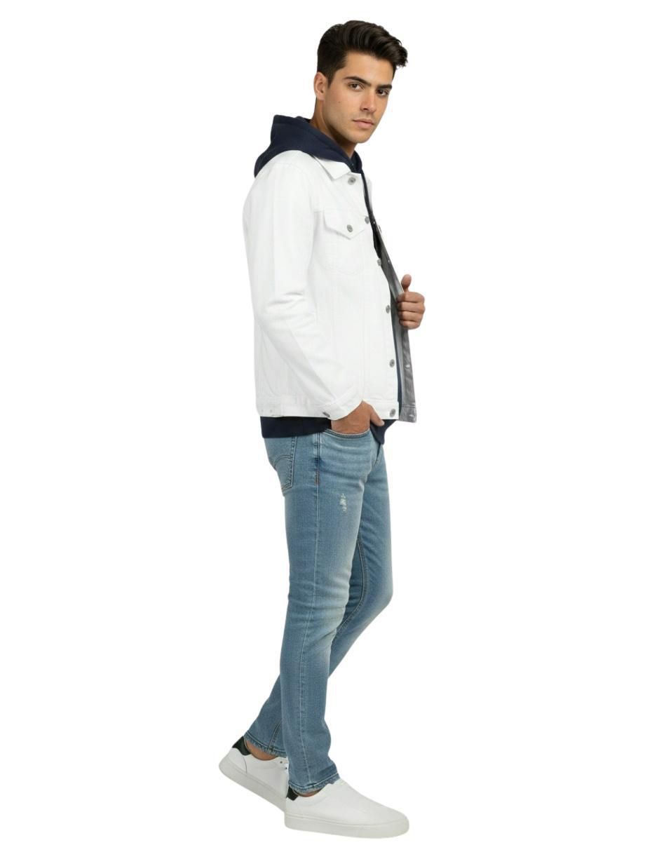 Chamarra denim de mezclilla para hombre 4