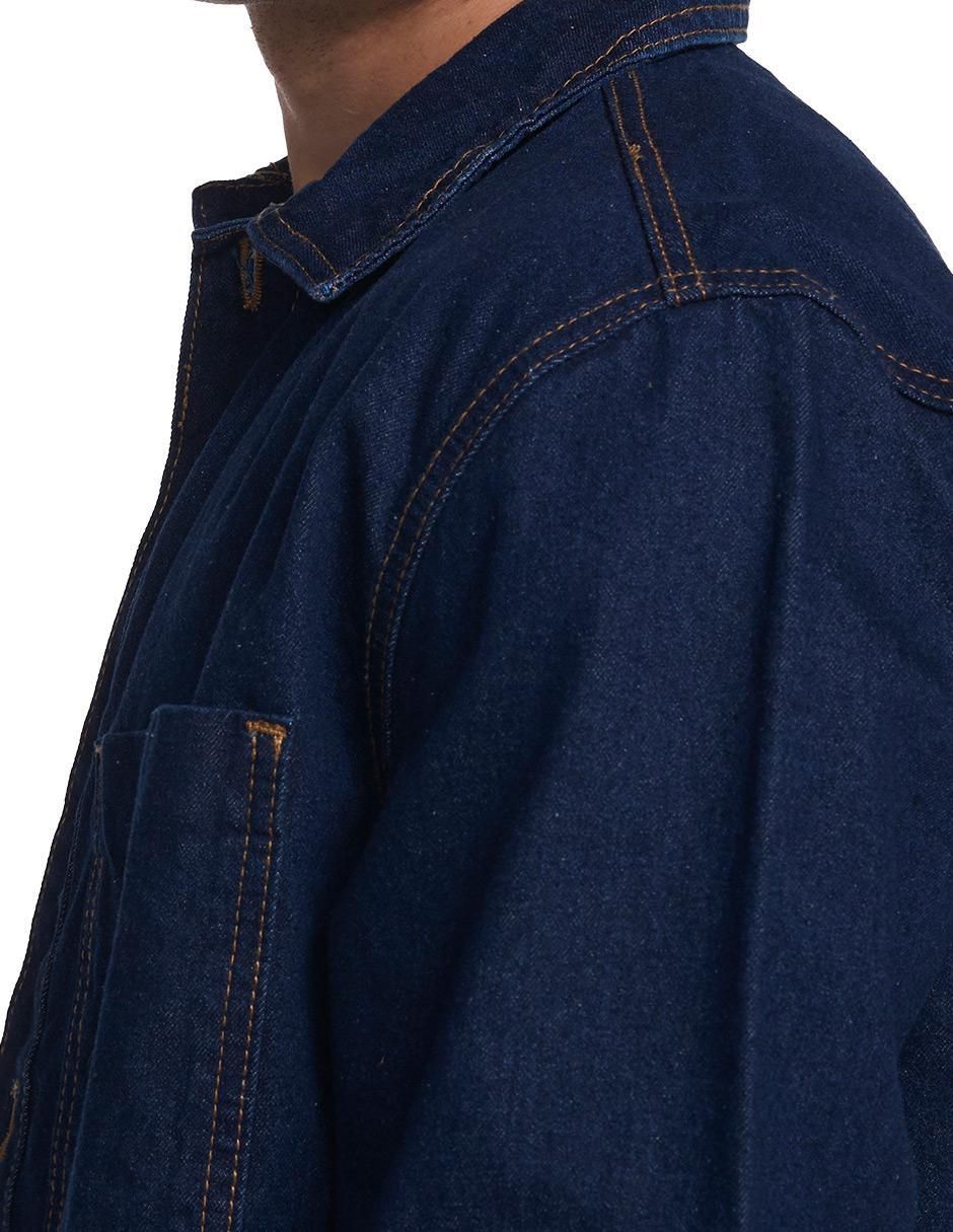 "camisa/sobrecamisa" casual mchk "de" (si aplica) mezclilla "manga" larga "para hombre"