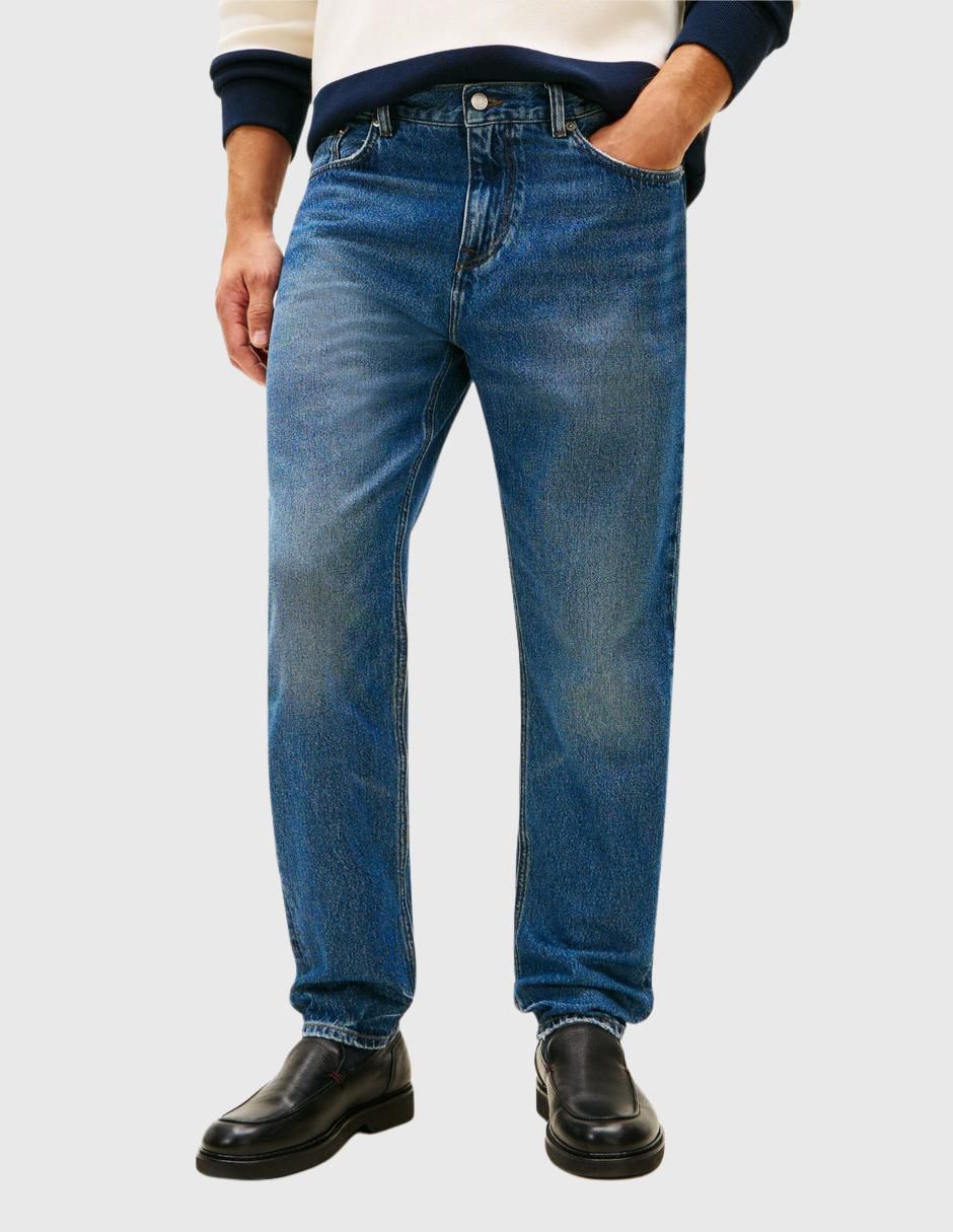 Jeans slim MW0MW41890-1A9 deslavado para hombre