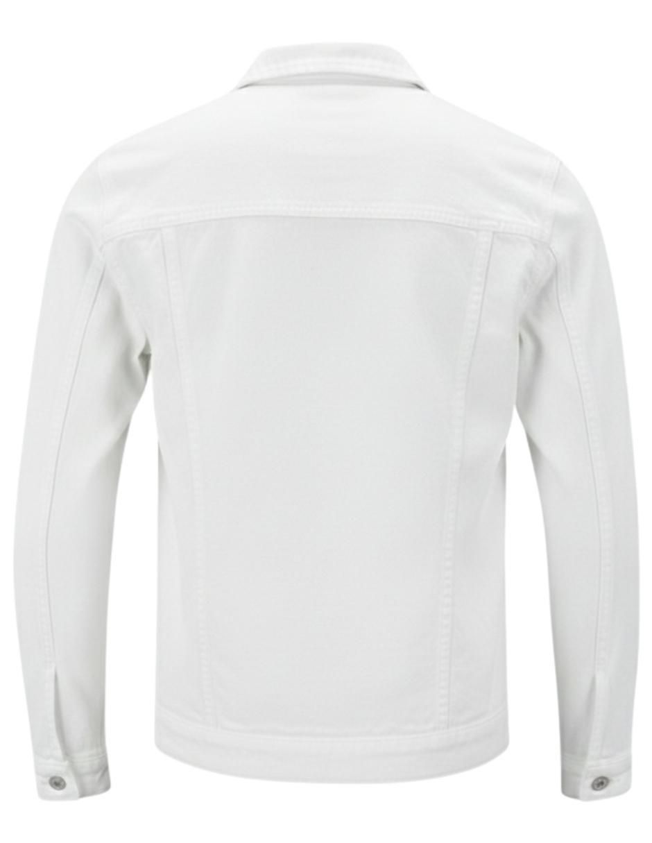 Chamarra denim de mezclilla con bolsillos para hombre 5