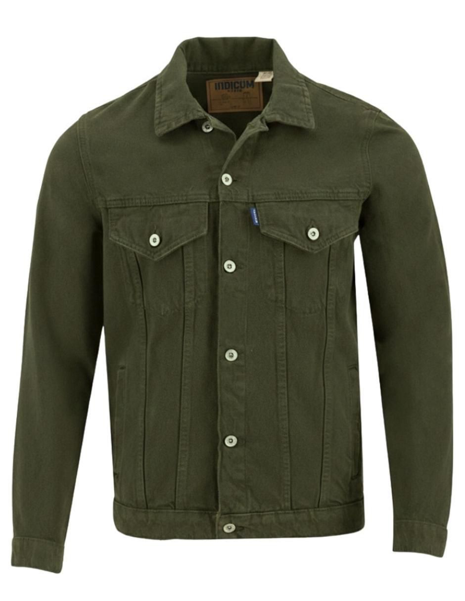 Chamarra denim de mezclilla con bolsillos para hombre 3