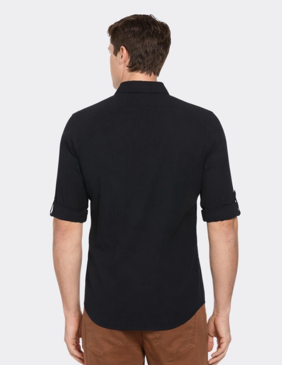 Camisa casual de algodón manga corta para hombre 5