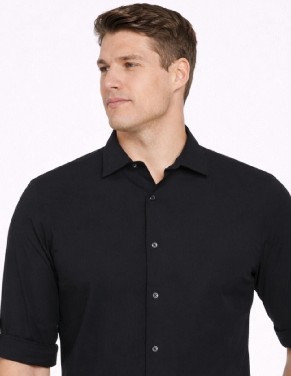 Camisa casual de algodón manga corta para hombre 6