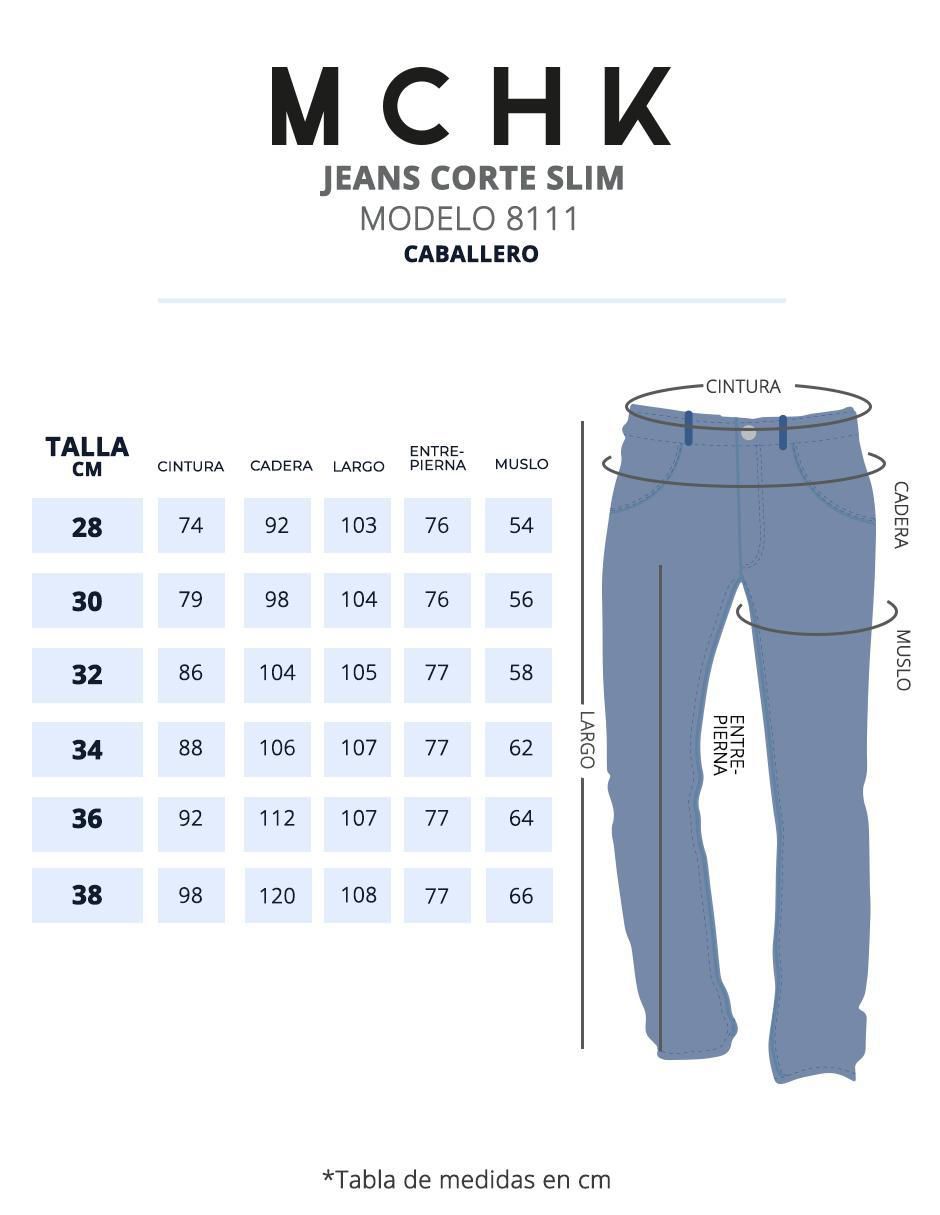 Jeans slim lavado claro para hombre 5