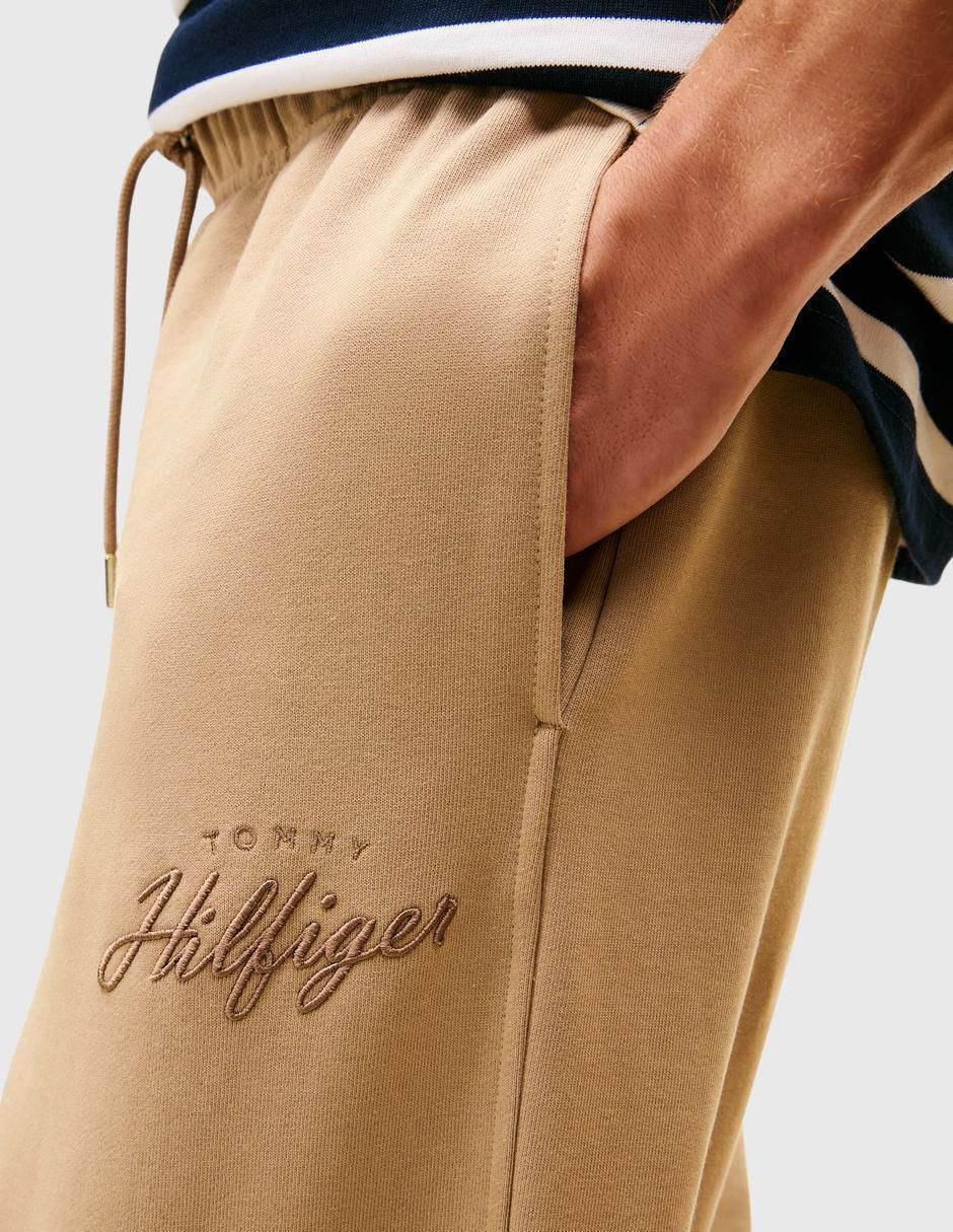 Pantalón jogger regular de algodón para hombre 4