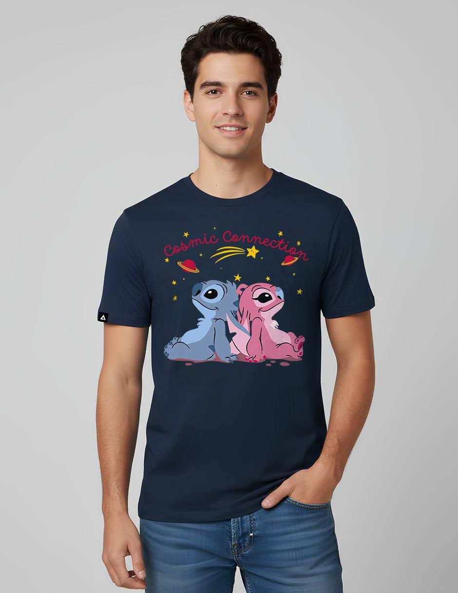 Playera Stitch cuello redondo para hombre