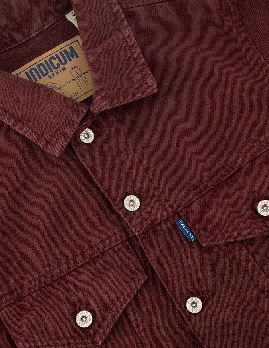 Chamarra denim de mezclilla con bolsillos para hombre 4