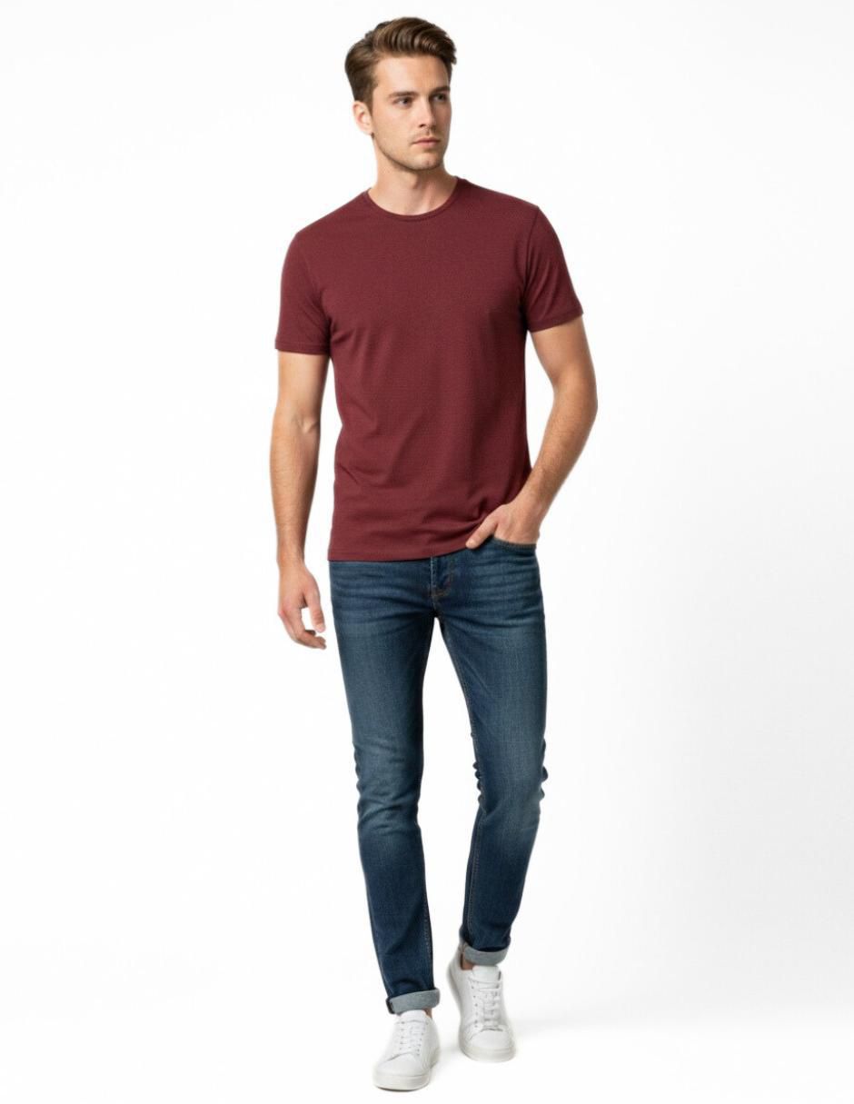 Set playera cuello redondo para hombre 8