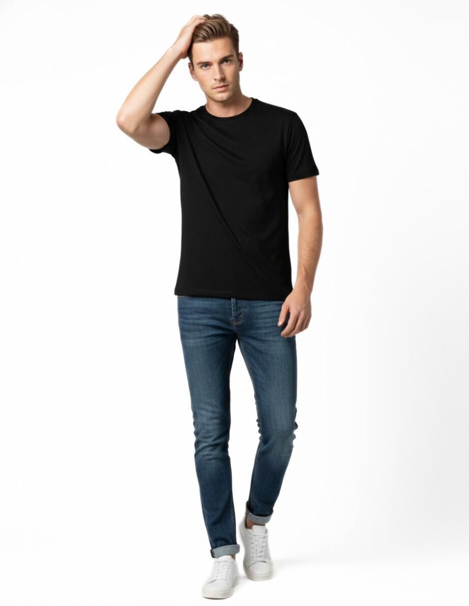 Set playera cuello redondo para hombre 7