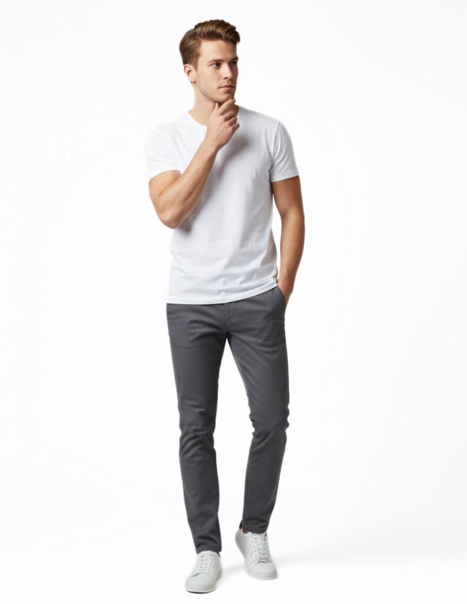 Set playera cuello redondo para hombre 2