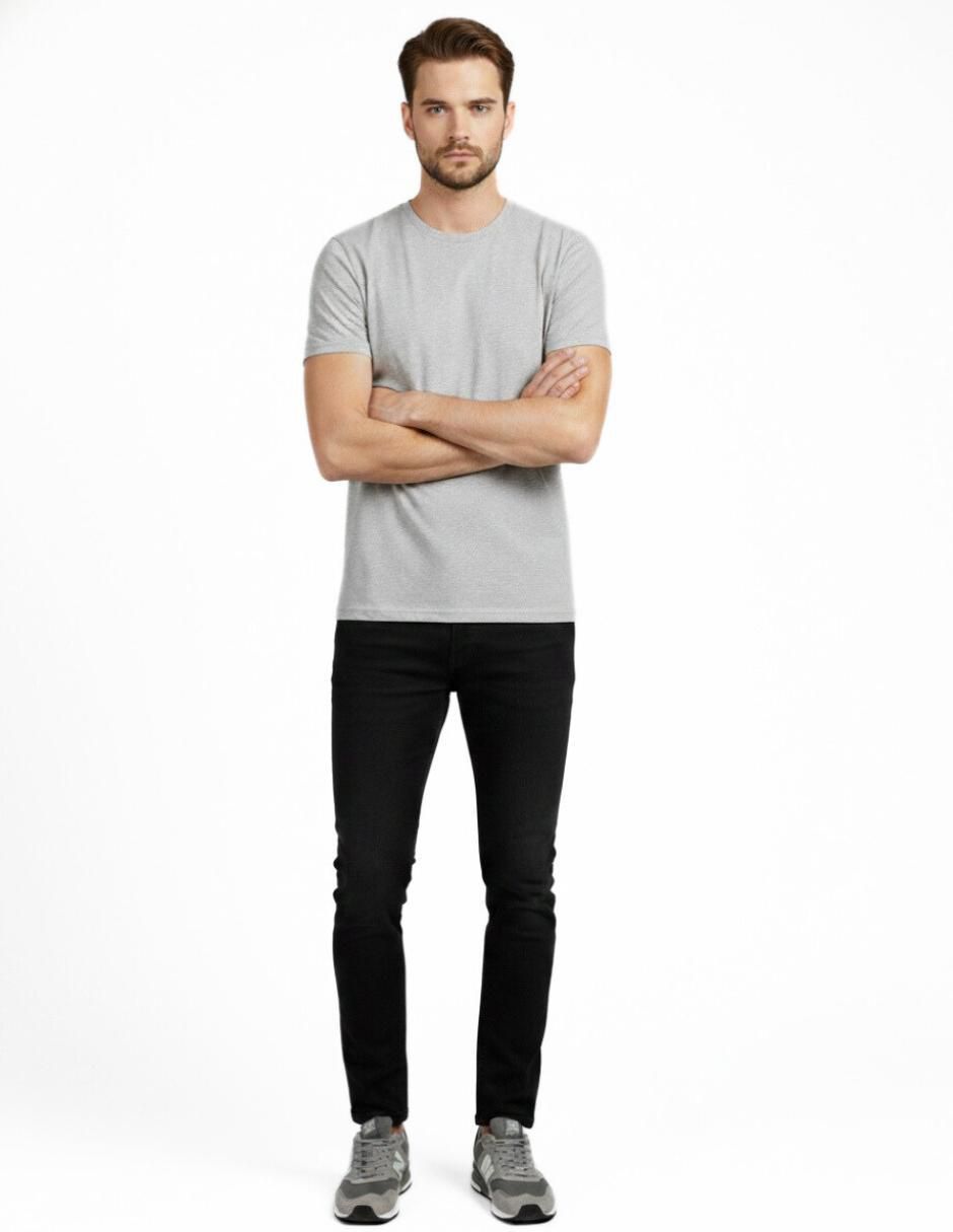 Set playera cuello redondo para hombre 5