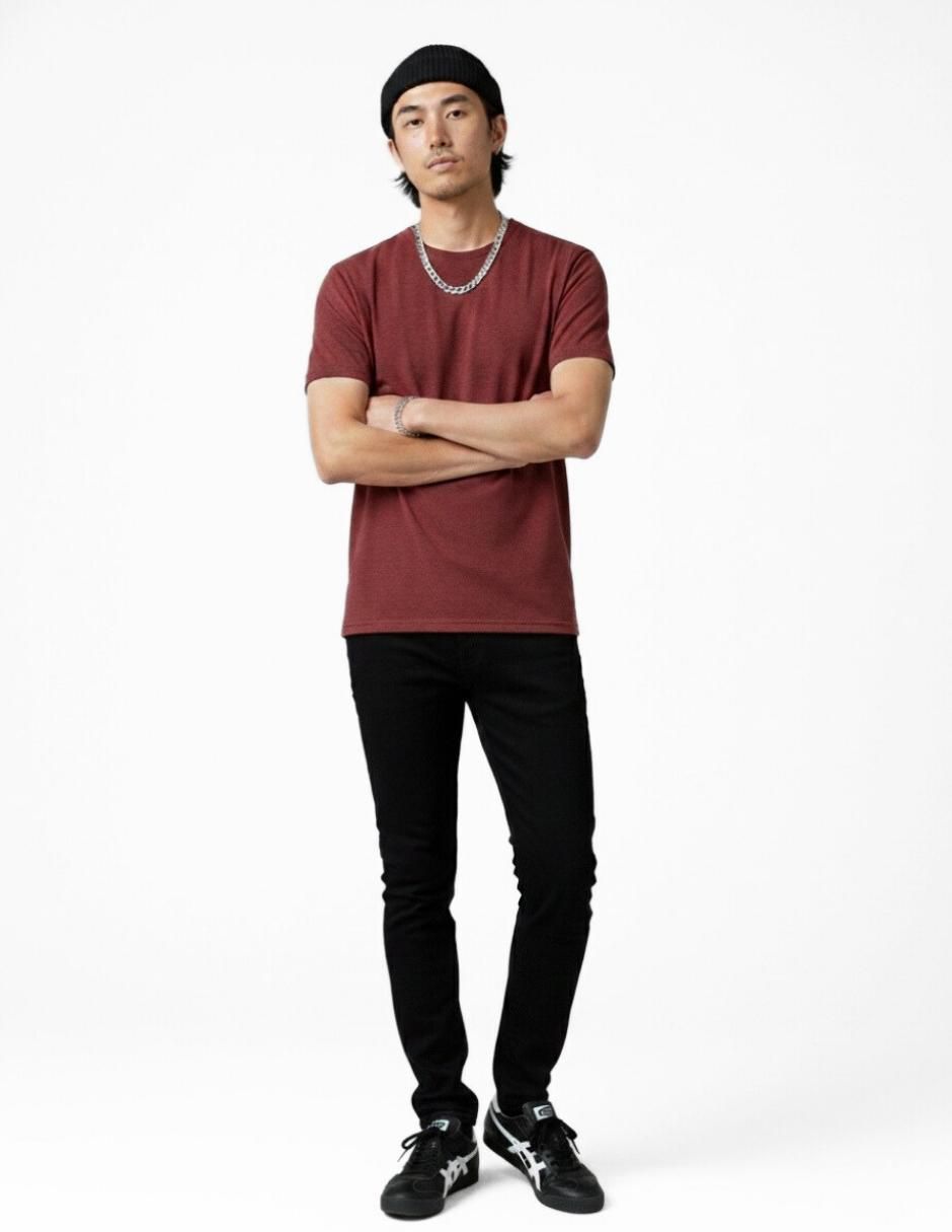 Set playera cuello redondo para hombre 5