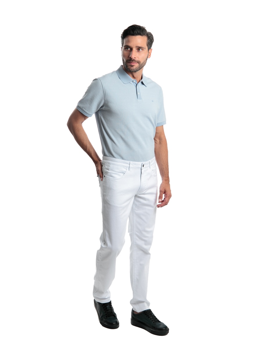 Pantalón slim de algodón para hombre 2