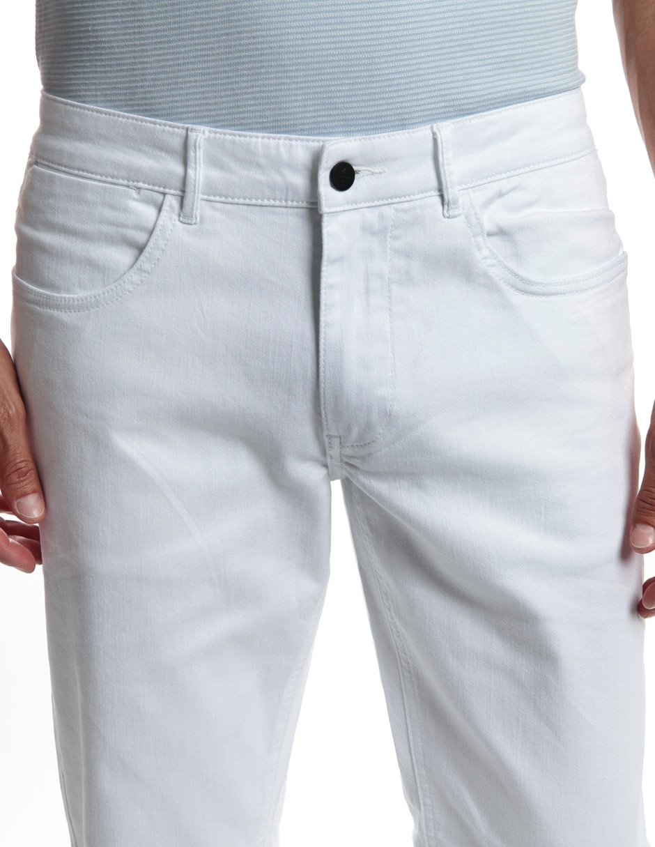 Pantalón slim de algodón para hombre 4