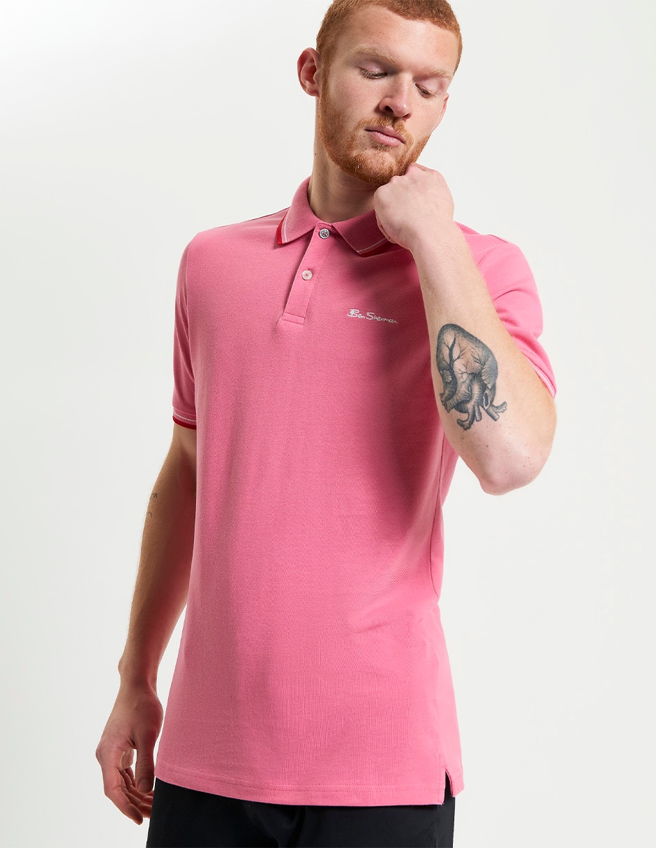 Playera tipo polo para hombre