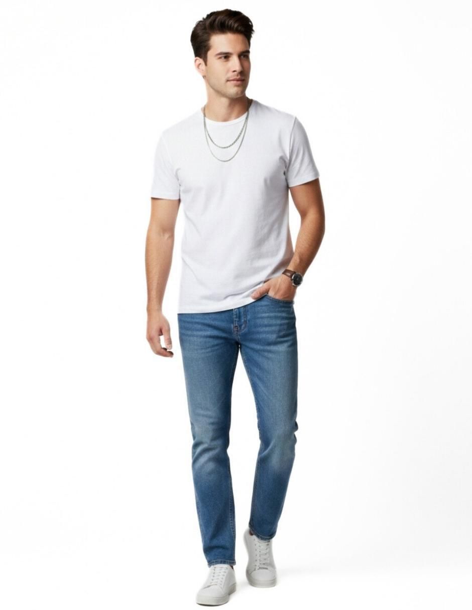 Set playera cuello redondo para hombre 7