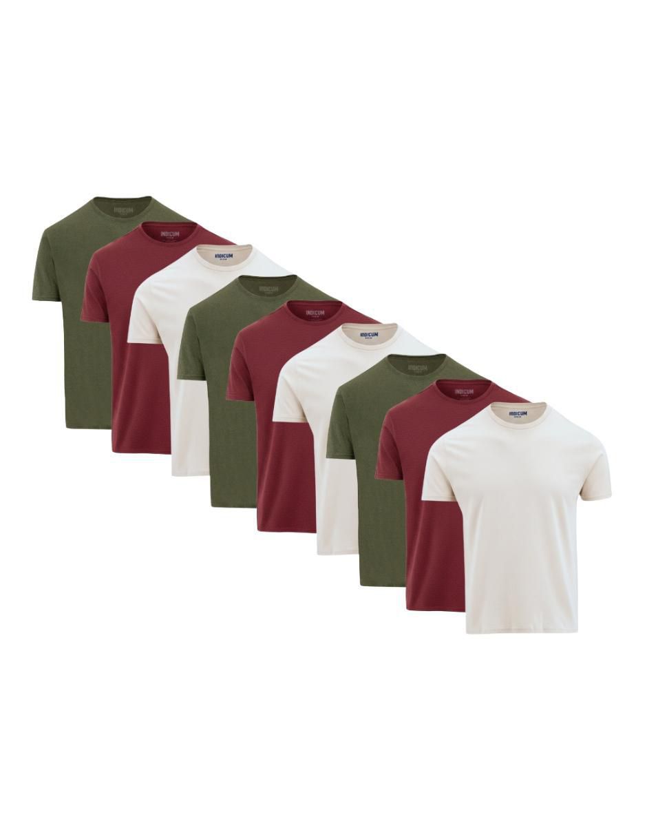 Set playera cuello redondo para hombre