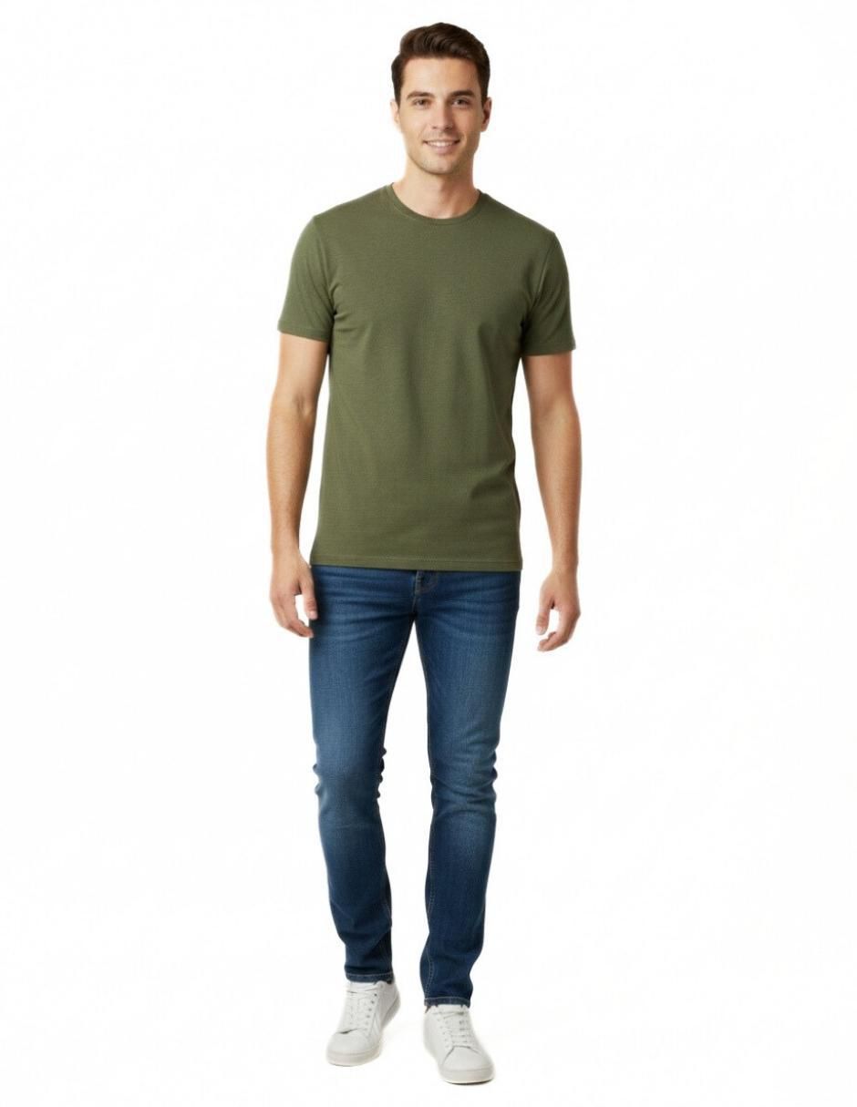 Set playera cuello redondo para hombre 2