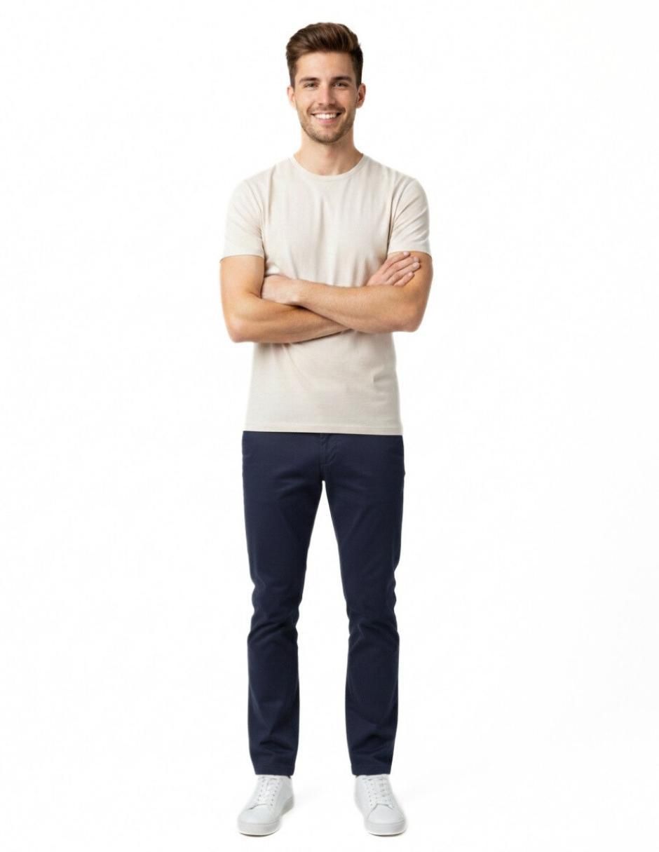 Set playera cuello redondo para hombre 4