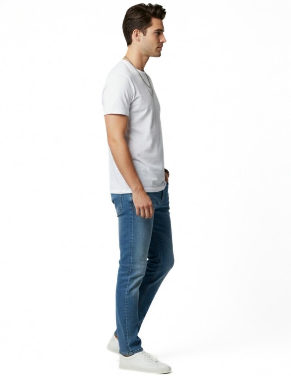 Set playera cuello redondo para hombre 6