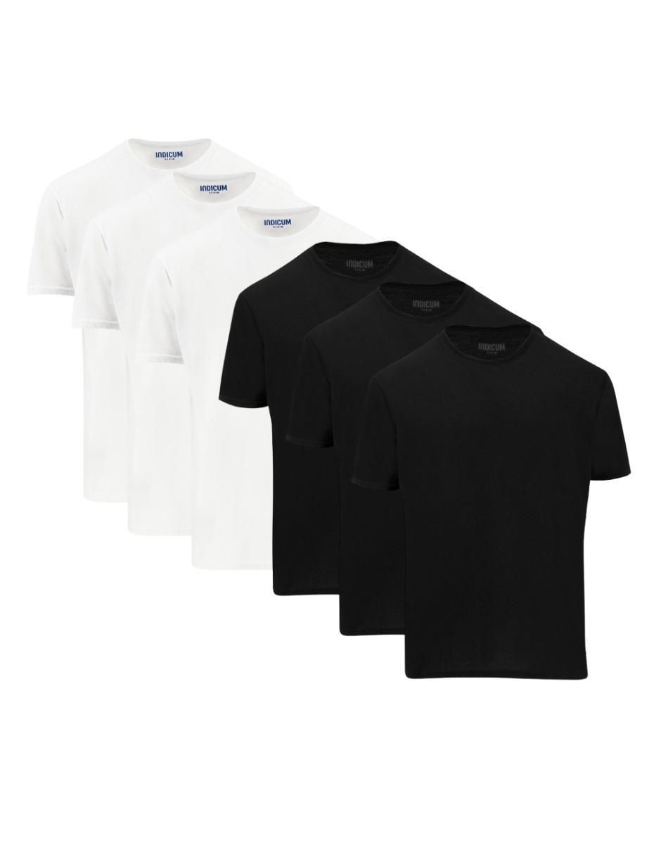 Set playera cuello redondo para hombre