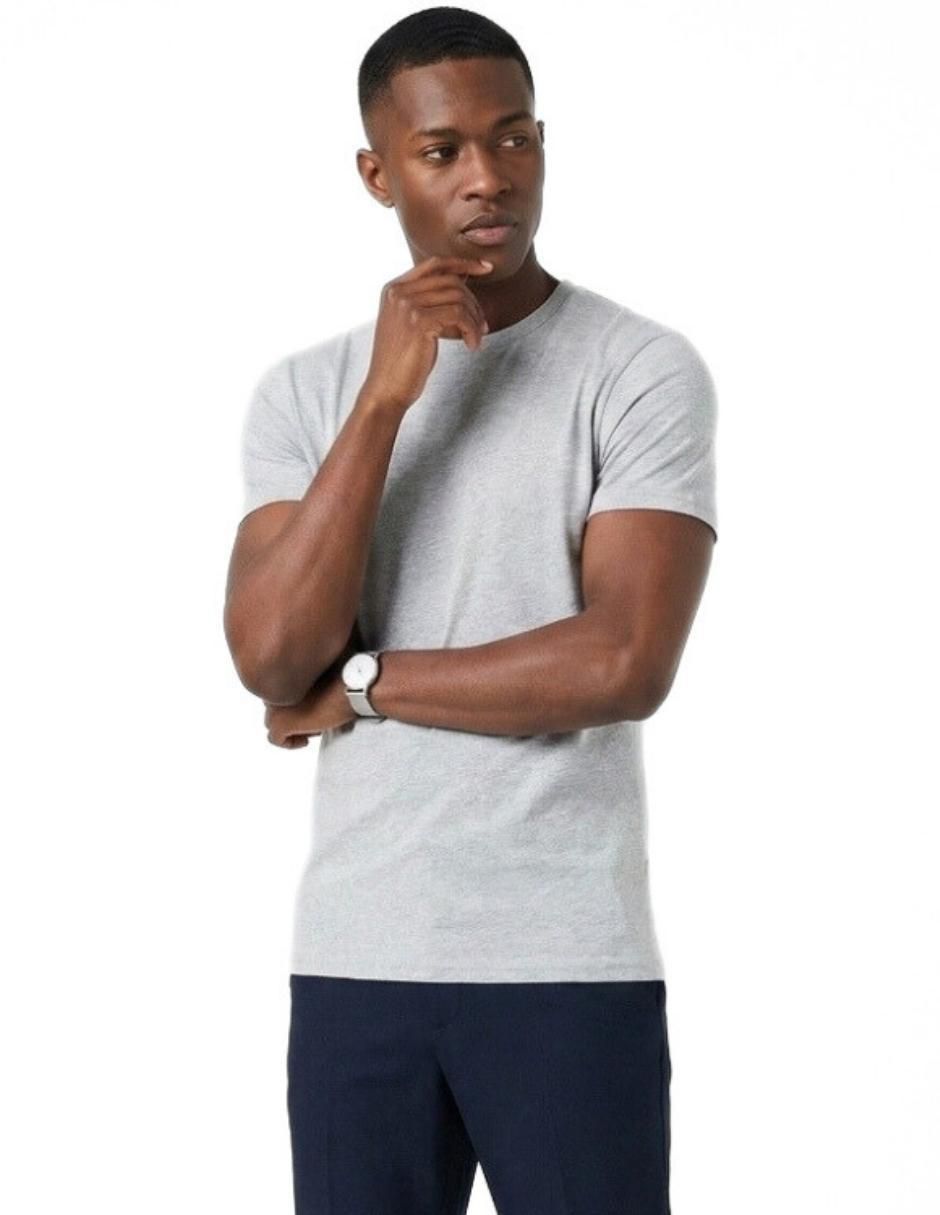 Set playera cuello redondo para hombre