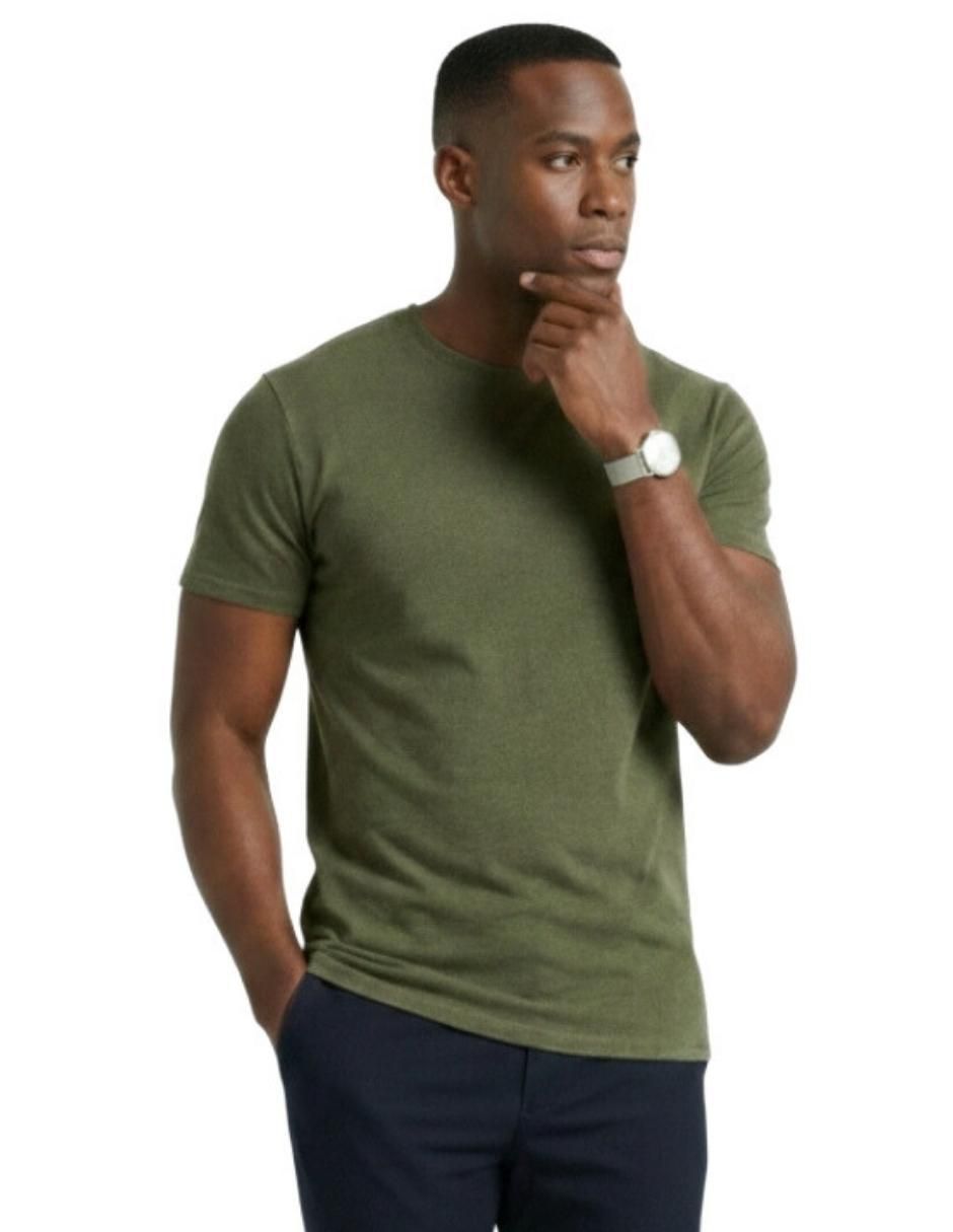 Set playera cuello redondo para hombre