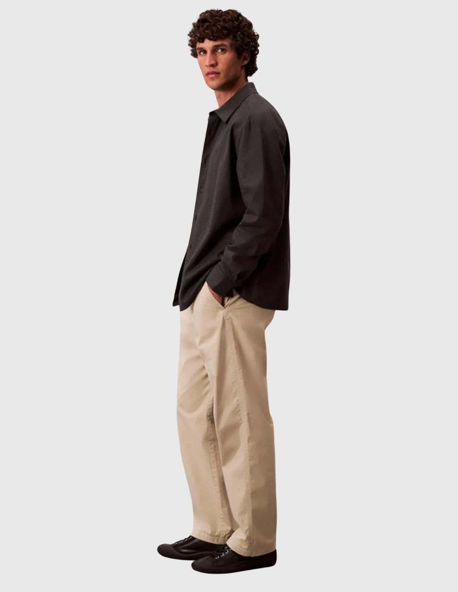 Pantalón business casual regular de algodón para hombre 3