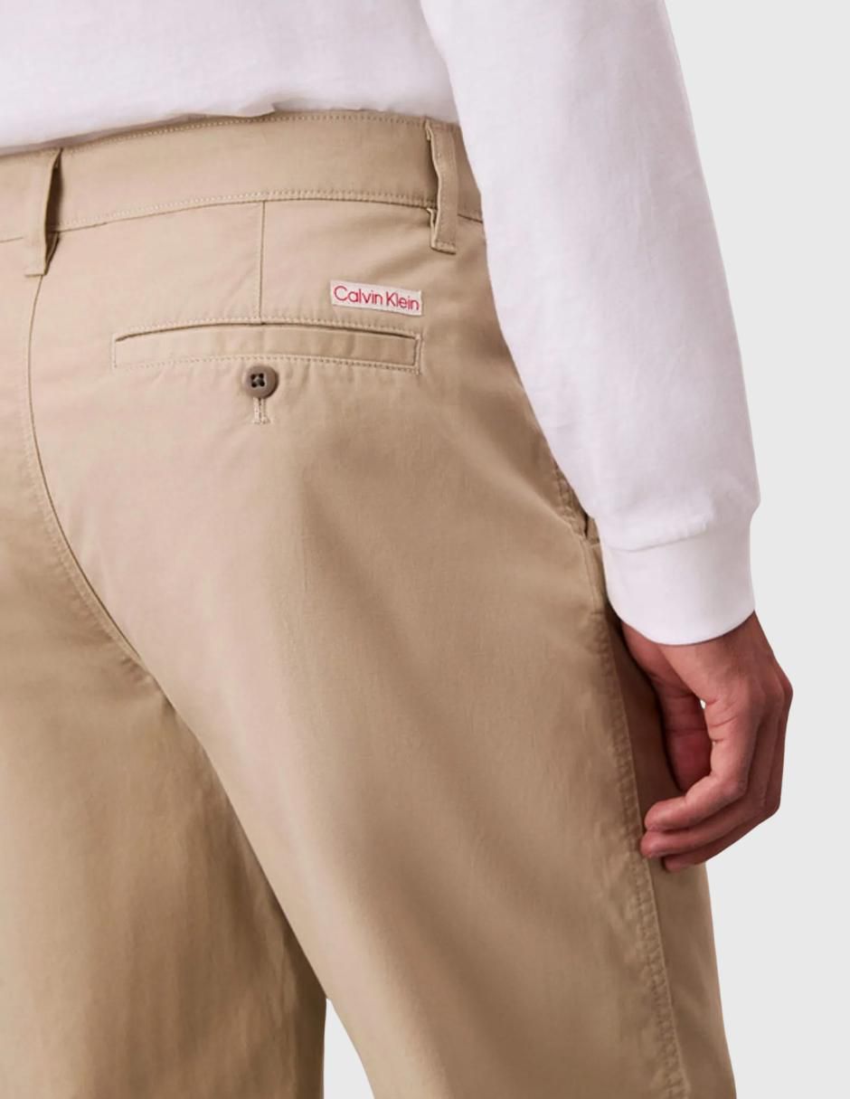 Pantalón business casual regular de algodón para hombre 5