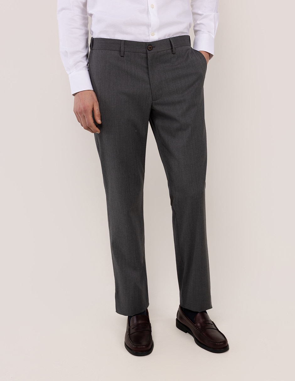 Pantalón de vestir regular para hombre Pantalón de vestir regular para hombre