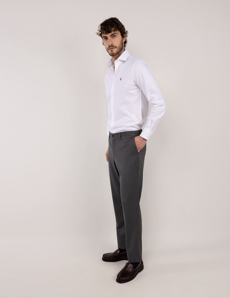 Pantalón de vestir regular para hombre 3