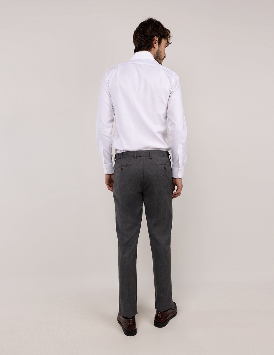Pantalón de vestir regular para hombre 5