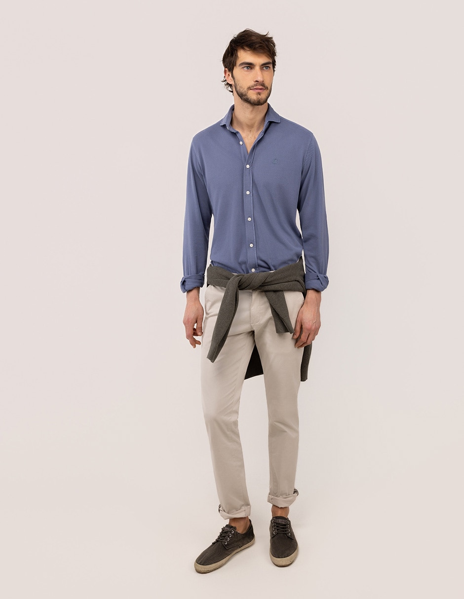 CAMISA EL GANSO 1050S, XG, AZUL MARINO