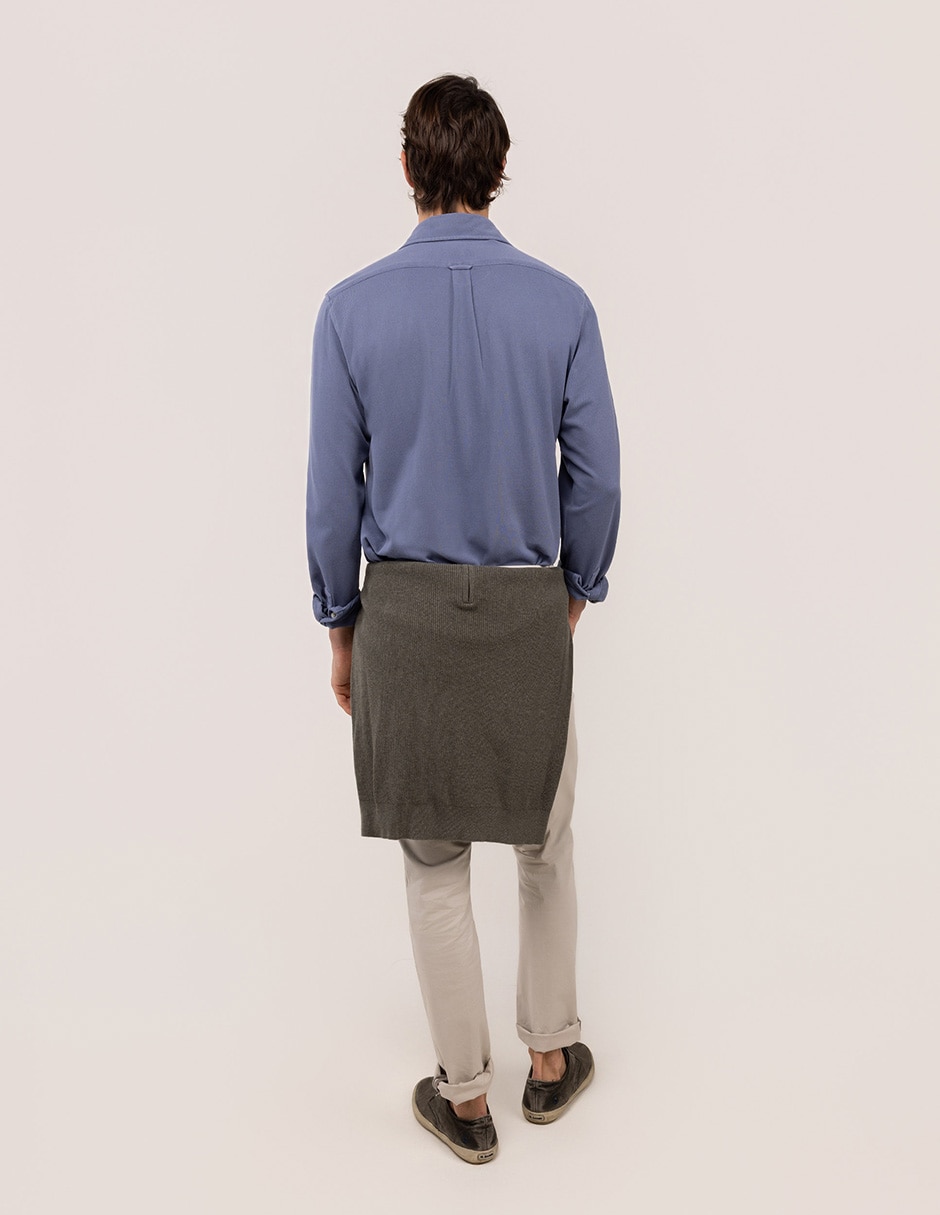 CAMISA EL GANSO 1050S, XG, AZUL MARINO