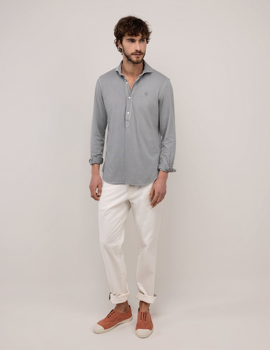 CAMISA EL GANSO 1050S260100, XXG, GRIS