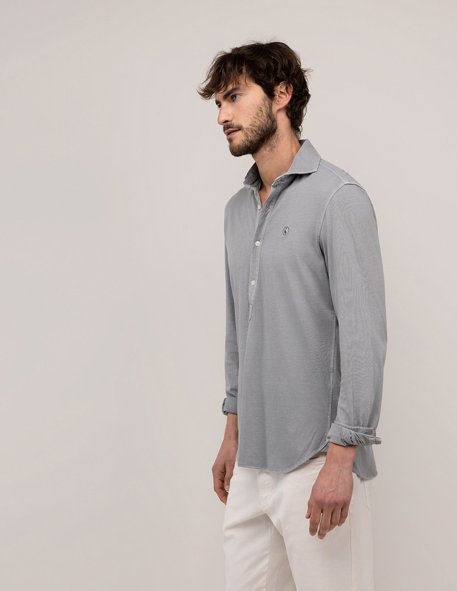 CAMISA EL GANSO 1050S260100, XXG, GRIS