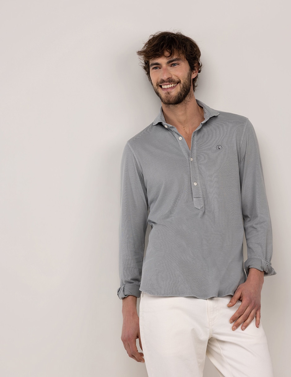 CAMISA EL GANSO 1050S260100, XXG, GRIS