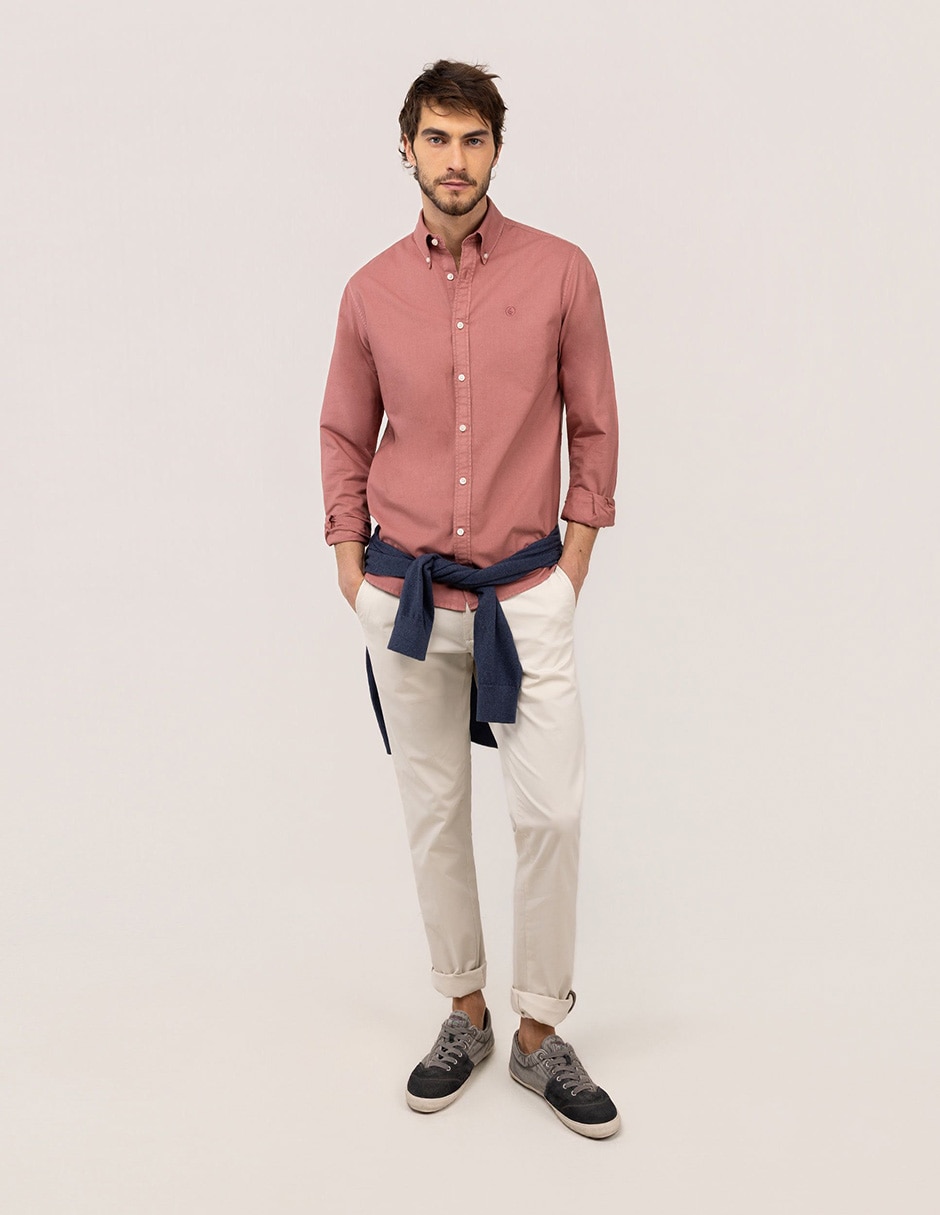 CAMISA EL GANSO 1050S260020 B, M, ROJO