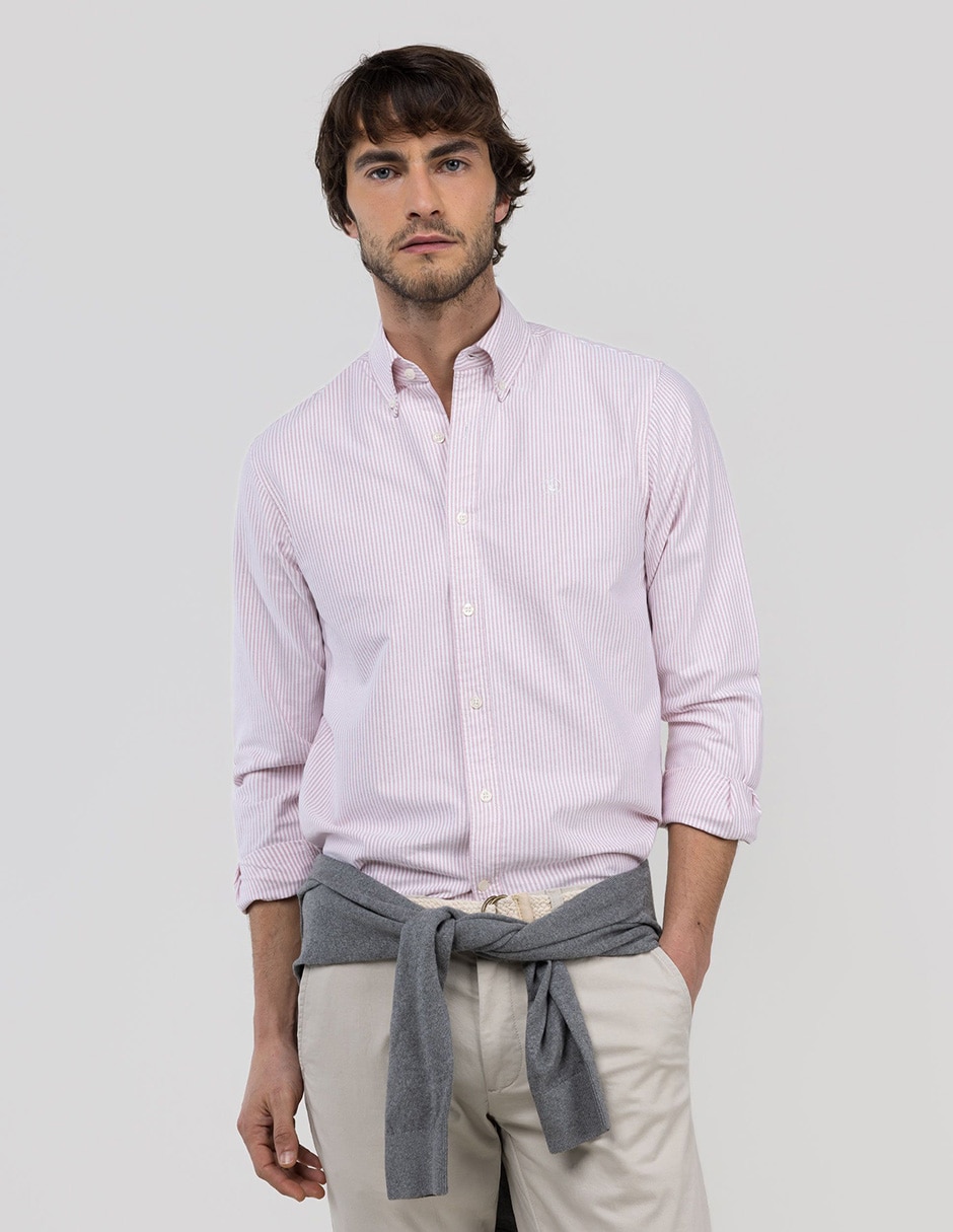 CAMISA EL GANSO 1050S260013, CH, ROJO