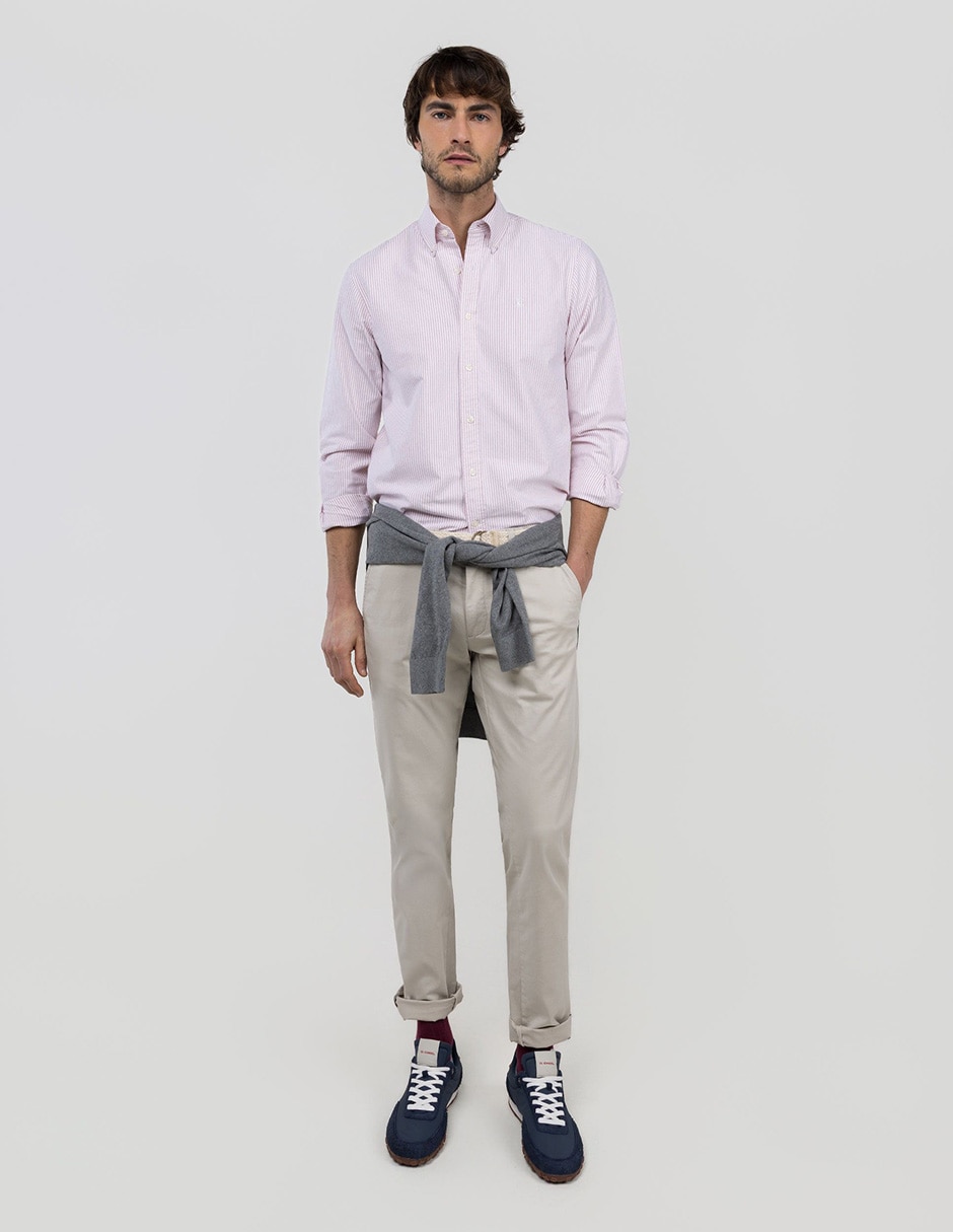 CAMISA EL GANSO 1050S260013, XG, ROJO