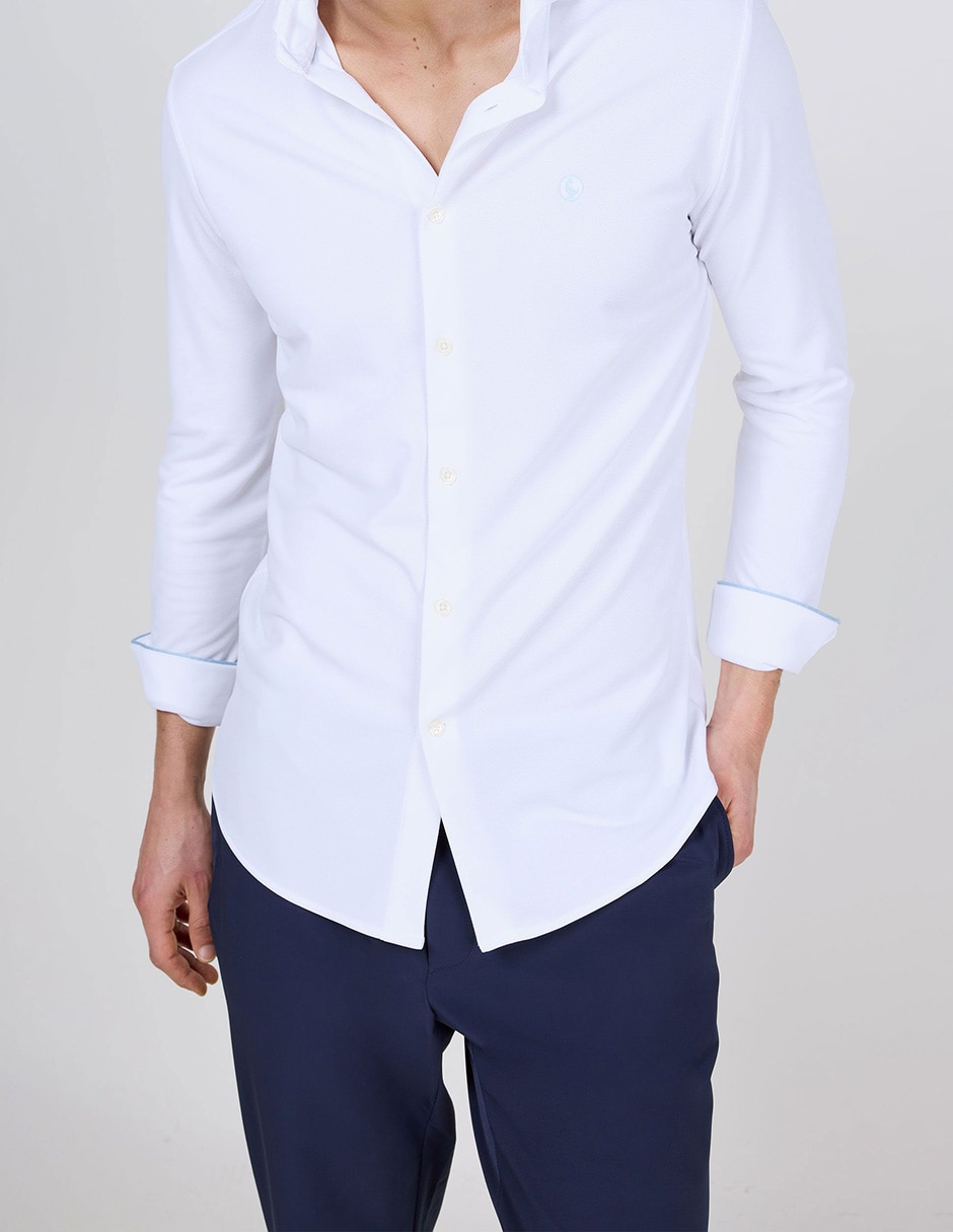 CAMISA EL GANSO 1050S260079, G, BLANCO
